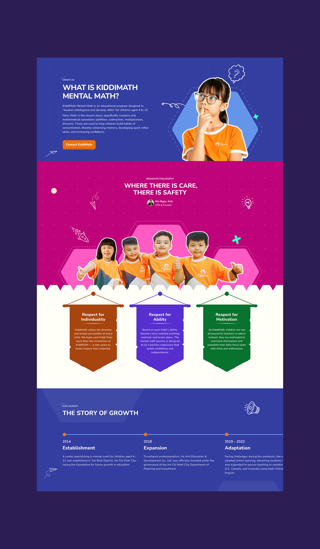 KiddiMath Website image info