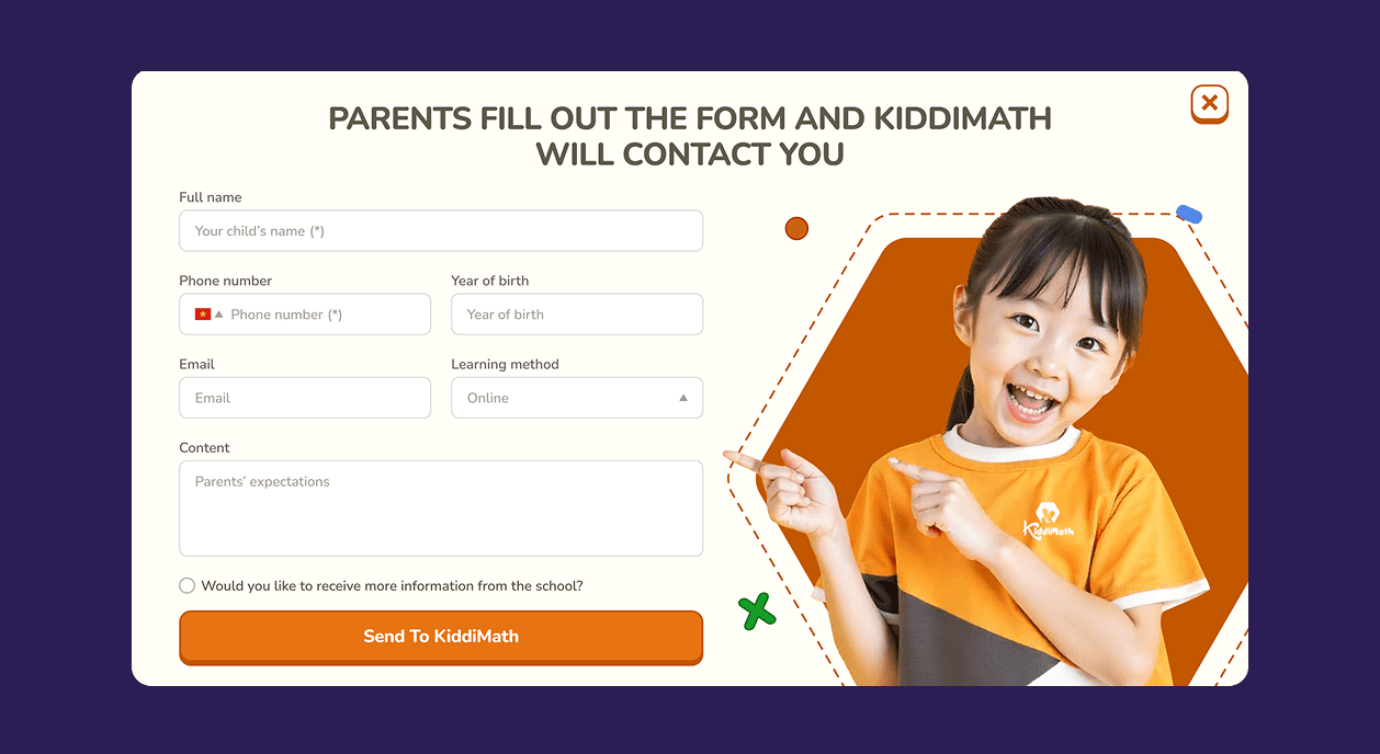 KiddiMath Website image info