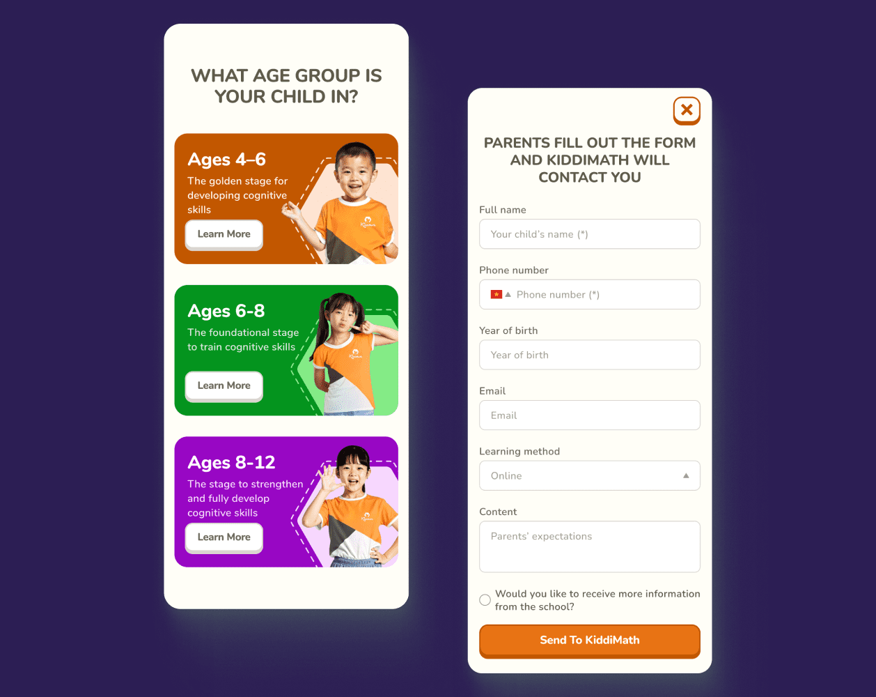 KiddiMath Website image info