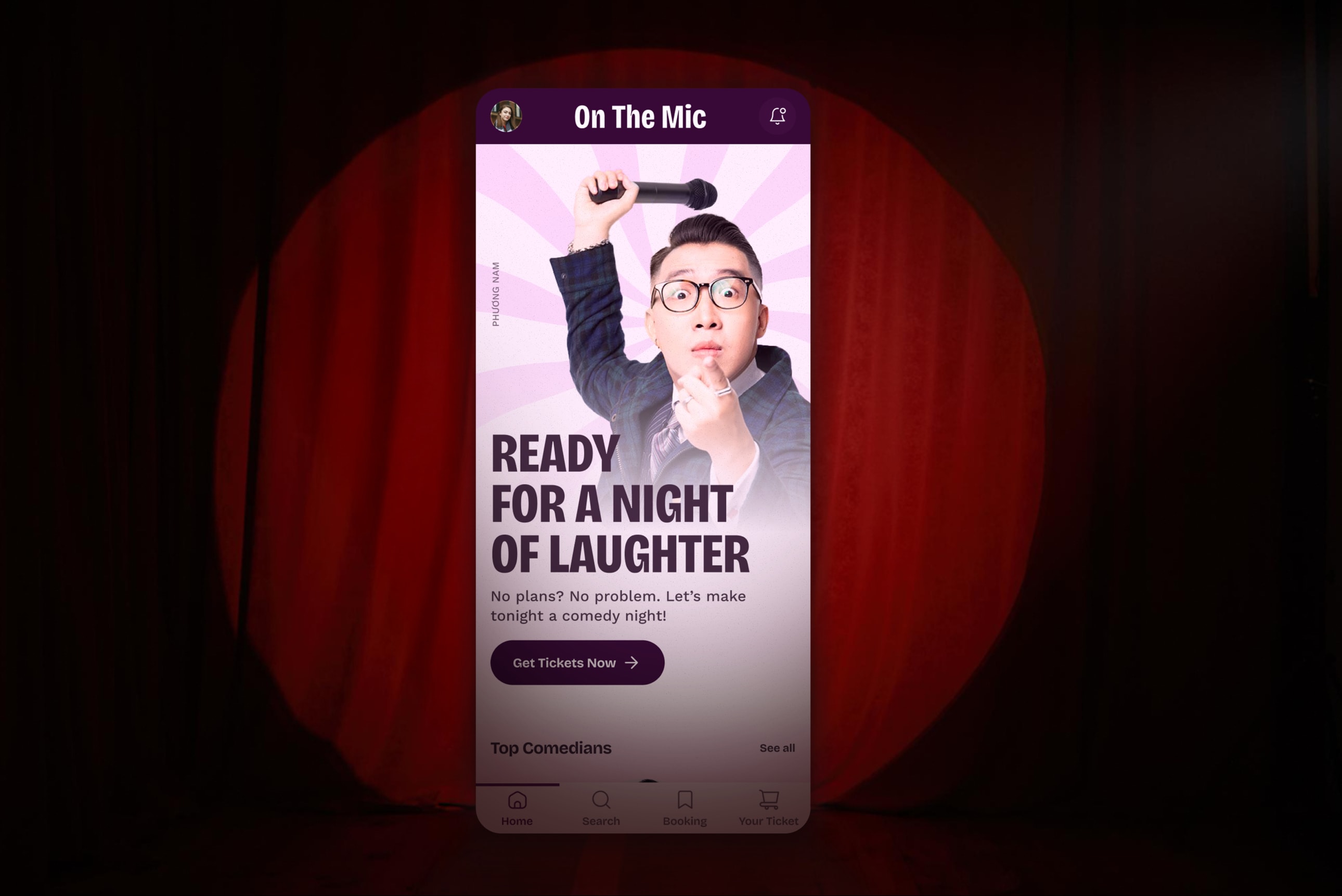 On The Mic App Main Image